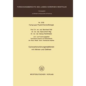 Cyclocarbonylierungsreaktionen Mit Alkinen Und Olefinen - Paperback / softback - 1982 - 1