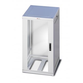 Techly I-CASE ETSI-2460G Freestanding rack 24U 300kg Cinzento estante - 1