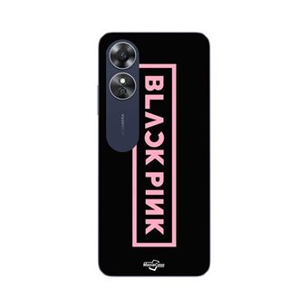 Capa Maniacase para Oppo A17 | Blackpink VIP Tickets Blackpink logo Frente preto - 1
