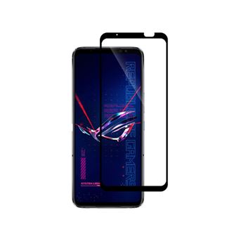 Vidro Temperado 5D Full Cover para Asus Rog Phone 6 Pro - Transparente/Preto - 1