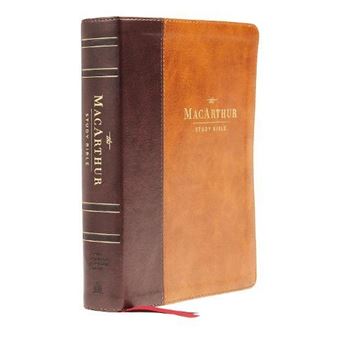 Nasb Macarthur Study Bible 2Nd Edition Leathersoft Brown Thumb Indexed Comfort Print  Unleashing Gods Truth One Verse At A Time - 1