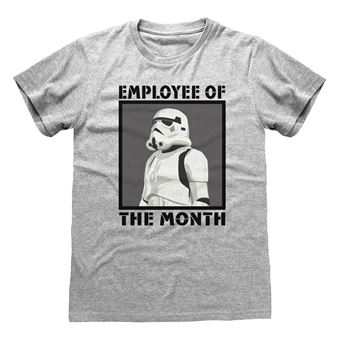 Camisola de Manga Curta Star Wars Employee of the Month | M - Cinzento - 1
