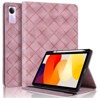 Capa de luxo com aba ZURSANA para Xiaomi Redmi Pad SE 11'' 2023 | Suporte para caneta stylus | Rosa Dourado - 1