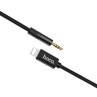 Cabo Adaptador Lightning para Jack 3.5mm, Hoco UPA13 - Preto - 1