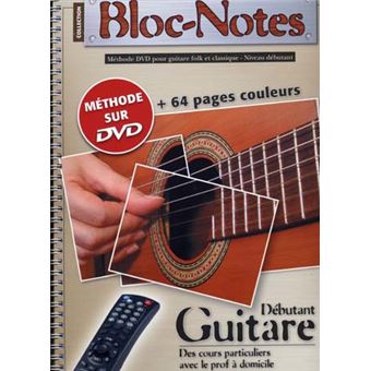 Bloc Notes Guitare Acoustique Methode Tab Dvd - 1