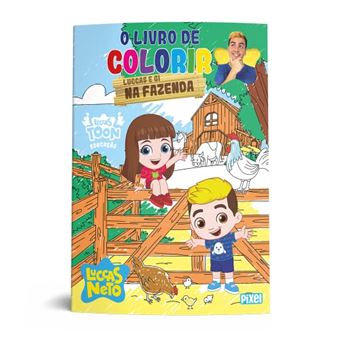 O Livro De Colorir Luccas E Gi Na Fazenda - 1