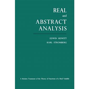 Real and Abstract Analysis - Paperback / softback - 0 - 1