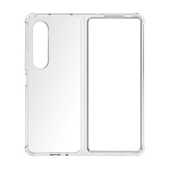 Capa Avizar Para Samsung Galaxy Z Fold 4 Hibrida Cantos Reforçados Transparente - 1