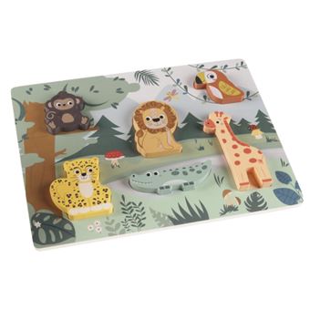 Puzzle de madeira - A selva Zopa - 1