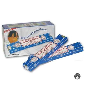 Incenso Satya NAG Champa Agarbatti | 2 x 15 Unidades de 1 g - 1