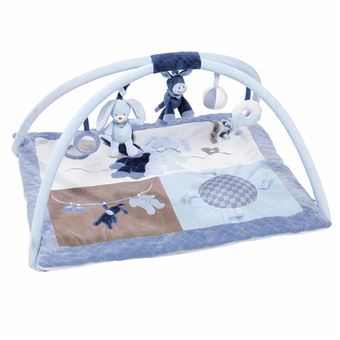 Tapete de brincar para bebé Nattou Baby Gyms & Play Mats | Azul - 1