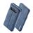 Capa Magunivers PU suporte para cartão estilo retro azul para Samsung Galaxy S10_0
