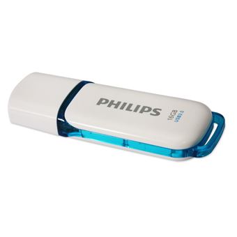 Unidade de Memória Usb Philips Unidade Flash USB FM16FD75B/10 | Azul, Branco - 1
