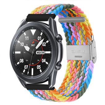 Bracelete Entrançada Solo Loop Ajustável para TicWatch PRO 2020 Roxo Pulse-26 - 1