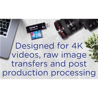 Leitor de Cartões Integral INCRUSB3.0CFAST | Preto - 1