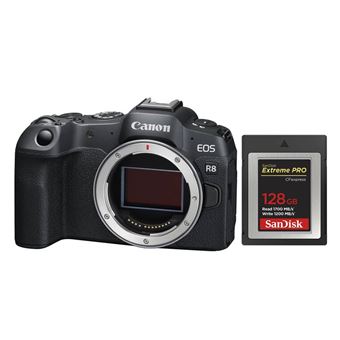 Canon EOS R8 Body+SanDisk 128GB Extreme Pro CF CFexpress Card Type B - 1