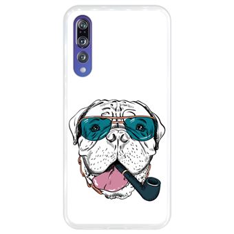 Capa Hapdey para Huawei P20 Pro - P20 Plus Design Cão Bullmastiff Hipster em Silicone Flexível e TPU