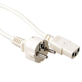 Cabo de Energia ACT 230V connection cable schuko male - C13 1.5 m | Branco - 1