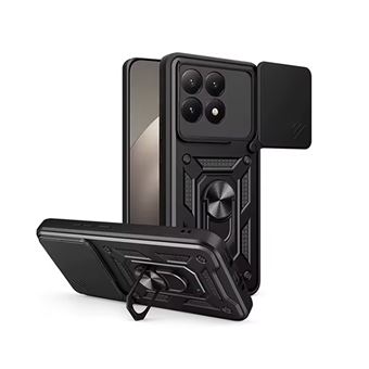Capa Magnetic Slide Window Phonecare para Xiaomi 15T 5G - Preto - 1