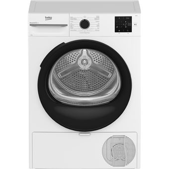 Máquina de Secar Beko BM3T38220WB | Carregamento Frontal | 8 Kg | Bomba de Calor | E | Branco - 1