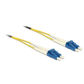 Cabo de Fibra Ótica DeLOCK 3m LC-LC | Amarelo - 1
