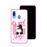 Capa Hapdey para Samsung Galaxy A40 2019 Design Girl Things em Silicone Flexível e TPU Cor-de-Rosa_2