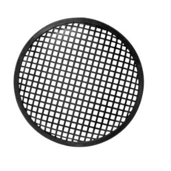 Suporte de Colunas HQ Power 8" black metal speaker grille | Preto - 1