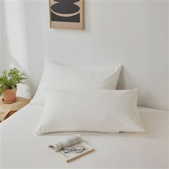 Capa de Almofada com Fecho BOD HOME | Branca | 50x70cm - 1