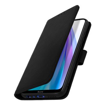 Capa Avizar para Xiaomi Redmi Note 8T | Livro | Carteira | com Suporte | Preto