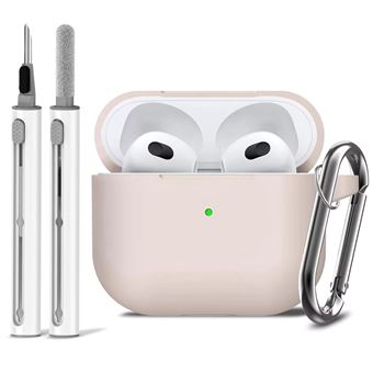 Kit de Limpeza e Capa em Silicone Antiimpacto para Apple AirPods Pro 1ª Ger | Rose Gold - 1