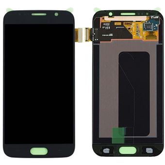 Bloco Completo Clappio para Samsung Galaxy S6 | Ecrã LCD + Vidro Táctil Compatível - Preto - 1