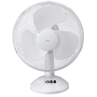 Ventoinha de Chão ECG FT 30A | 3 Velocidades | 40 W | Branco - 1