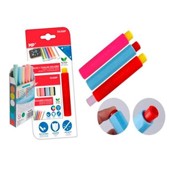 Giz para Quadro Ardósia MP com Porta-Giz | 12 Unidades - 1