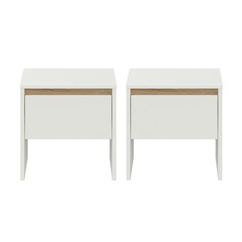 Mesas de Cabeceira Lourini Londres | com Uma Gaveta | 2 unidades - 1