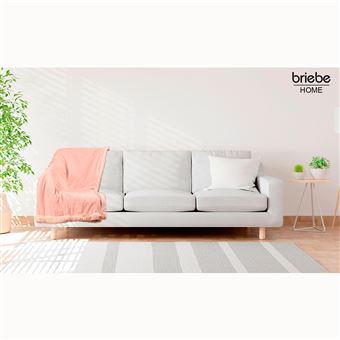 Cobertor de Sedalina Briebe com Tela de Sherpa | 220 x 240cm | Coral - 1