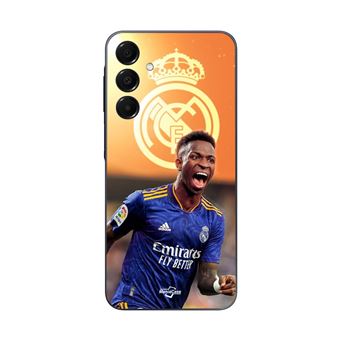 Capa Maniacase para Samsung Galaxy A15 | Vini Jr Wallpaper Real Madrid Azul E Amarelo - 1