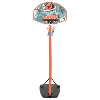 vidaXL Conjunto jogo de basquetebol portátil ajustável 180-230 cm