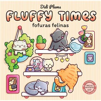 Fofuras Felinas - Livro De Colorir Fluffy Times - Livro 6 - 1