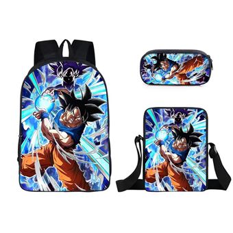 Mochila Escolar Infantil DreamWorks | Dragon Ball | 3 Peças | Multicolorido 3630 - 1