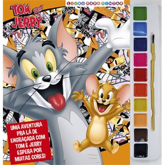 Tom E Jerry Livro Para Pintar Com Aquarela - 1