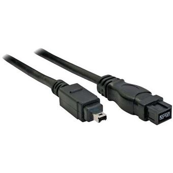 InLine FireWire M-M 1m 9-p 4-p Preto