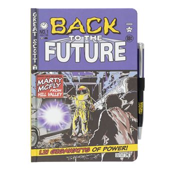 Bloco de Notas A5 Erik Editores Premium com Caneta Back To The Future - 1
