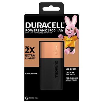 Power Bank Duracell 6700 mAh | 6700 mAh | Bege - 1