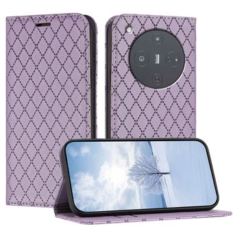 Capa ZURSANA para ZTE Nubia P9 Pro 5G | Pele PU | Suporte para Cartões | Aba de Proteção | Violeta - 1