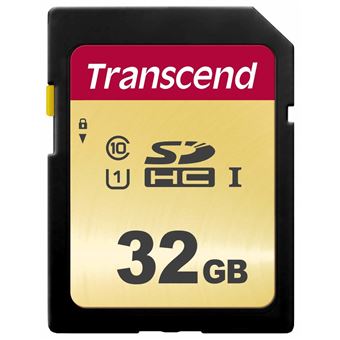 Cartão de Memória Transcend 32GB, UHS-I, SDHC | Preto - 1