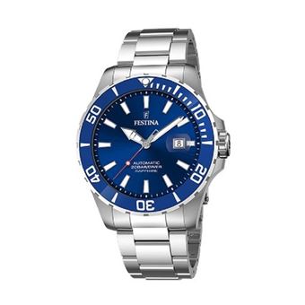 Relógio Masculino Festina Automatic Diver Azul F20531/3 | Prateado - 1