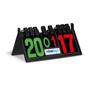 Mesa de Ténis de Mesa Relaxdays 10020142 | Preto - 1