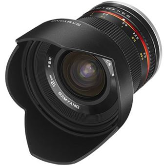Objectiva Samyang 12mm F2.0 NCS CS para Fujifilm X-Mount - Preto - 1