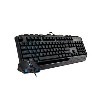 Teclado Gaming com Fios + Rato Cooler Master Gaming Devastator 3 Plus | Idioma: Italiano | Preto - 1