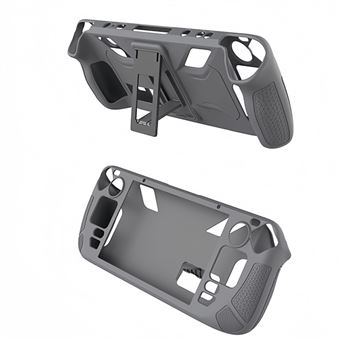 Capa Estojo de proteção em silicone com suporte líquido V-REEL para Steam Deck - Cinzento - 1